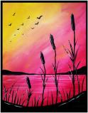 The image for Colorful Coral Sunset