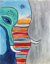 The image for Colorful Elephant
