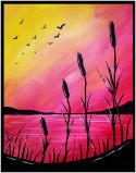 The image for Colorful Coral Sunset