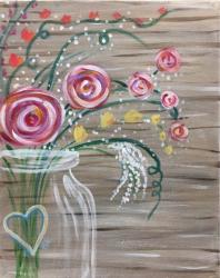 The image for Flowers Jar - VALENTINE SPECIAL