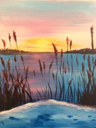 The image for Winter Cattails