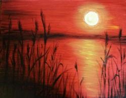 The image for Cattail Sunset