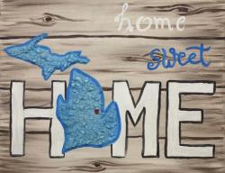 The image for Michigan "Home Sweet Home" - New Painting
