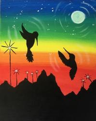 The image for Hummingbird Silhouettes