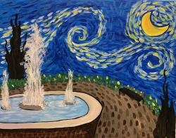 The image for Vincent van Gogh's Starry Night over Plymouth